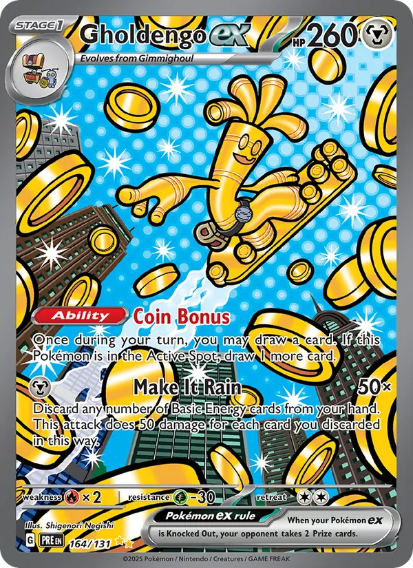 high-1013.webp Gholdengo ex 164 - Prismatic Evolutions - Afbeelding 1